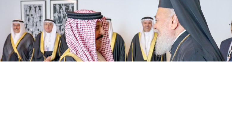 جلالة الملك المعظم يستقبل المطران نيفون صيقلي ممثل بطريركية أنطاكية وسائر المشرق للروم الأرثوذكس لدى بطريركية موسكو