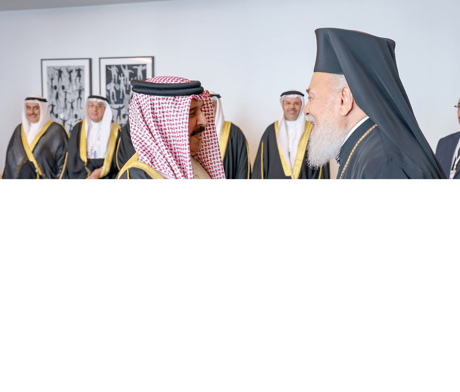 جلالة الملك المعظم يستقبل المطران نيفون صيقلي ممثل بطريركية أنطاكية وسائر المشرق للروم الأرثوذكس لدى بطريركية موسكو