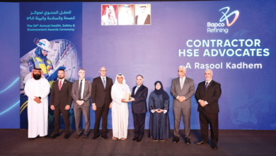 «بابكو للتكرير» تُكرّم نخبة من موظفيها ومقاوليها المتميز بتحقيق 120 مليون ساعة عمل من دون حوادث مضيعة للوقت