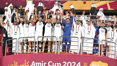 السد يهزم قطر بعشرة لاعبين ويتوج بلقب كأس الأمير