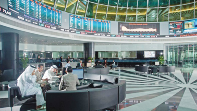 أكثر من ثلاثة ملايين دينار قيمة الأسهم المتداولة في بورصة البحرين خلال أسبوع