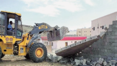 إزالة 270 ألف م2 تعديات على أراضٍ حكومية بمكة